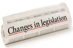 Changes in legislation